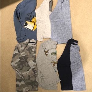 6 various gap boys tshirts sz 5
